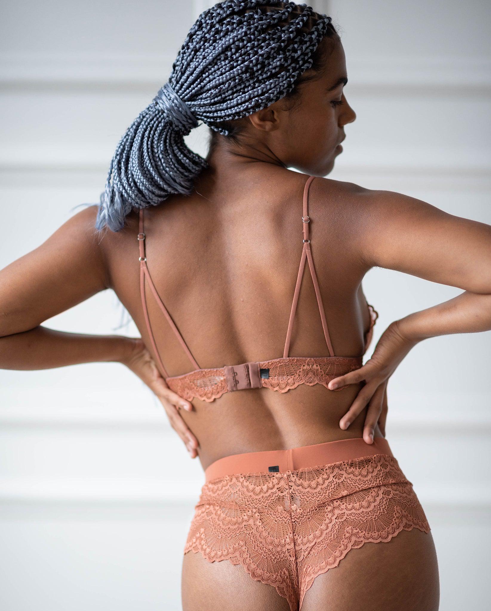 Lace Highwaist String Terracotta - Image 11