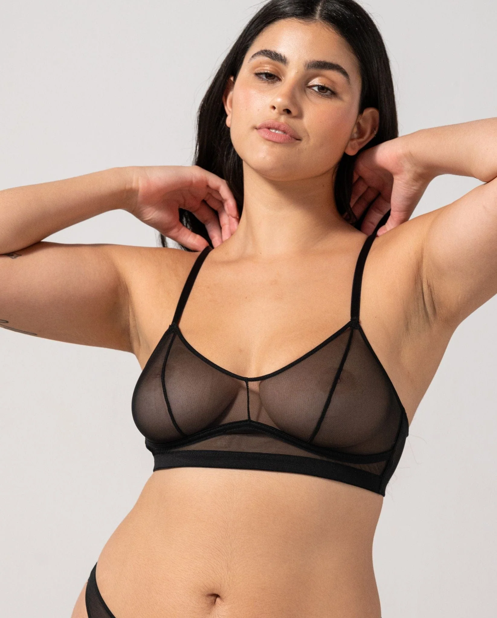 Mesh Balconette Black - Image 7