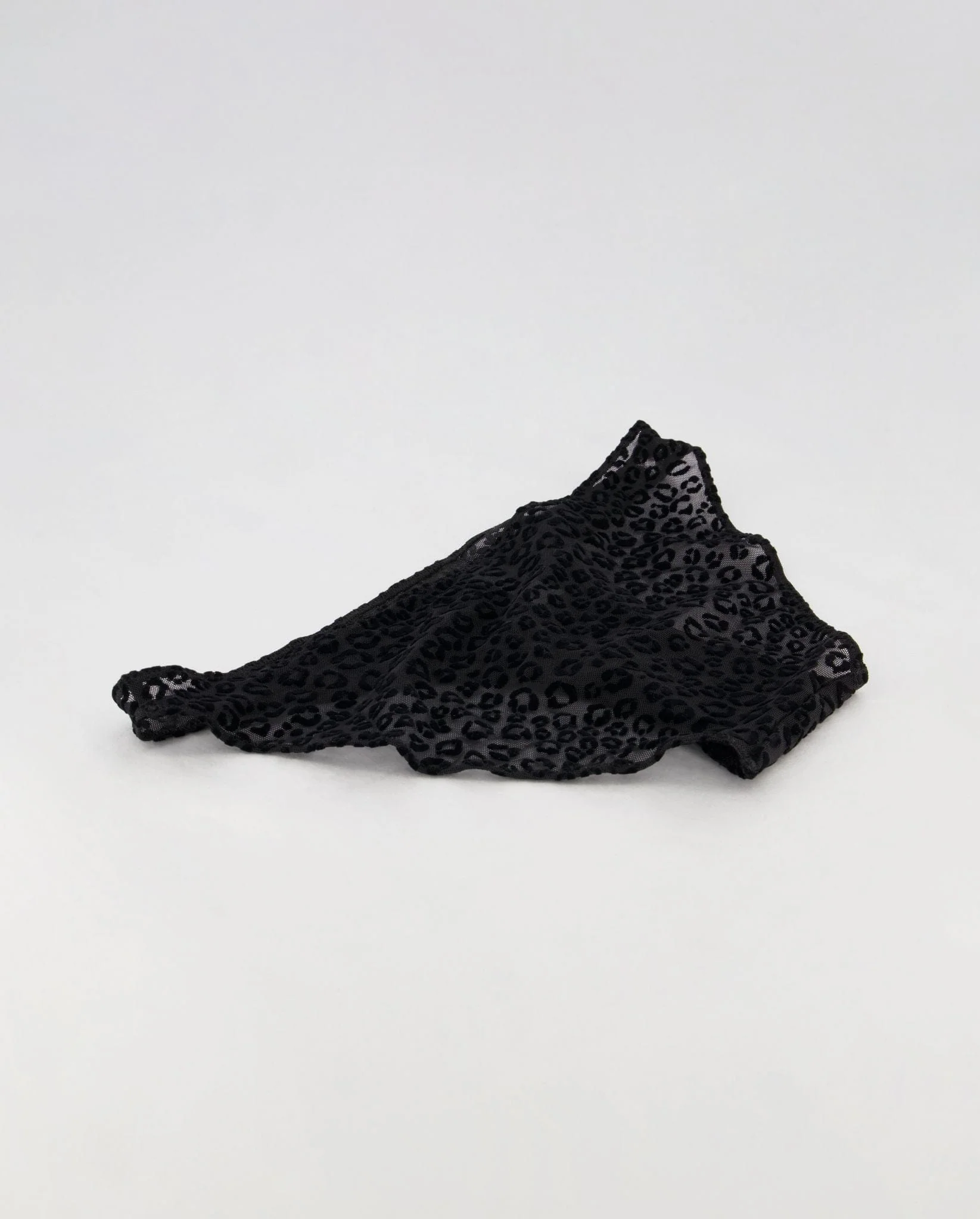Mesh Bikini Briefs Black Leopard - Image 10