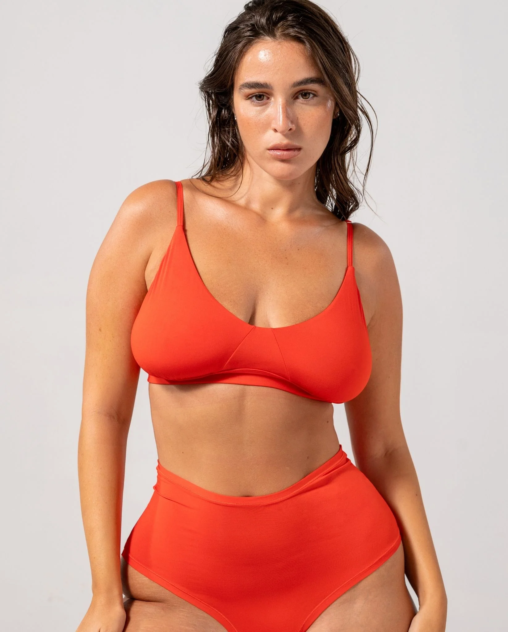 Micro Scoop Bra Fiery Red - Image 9
